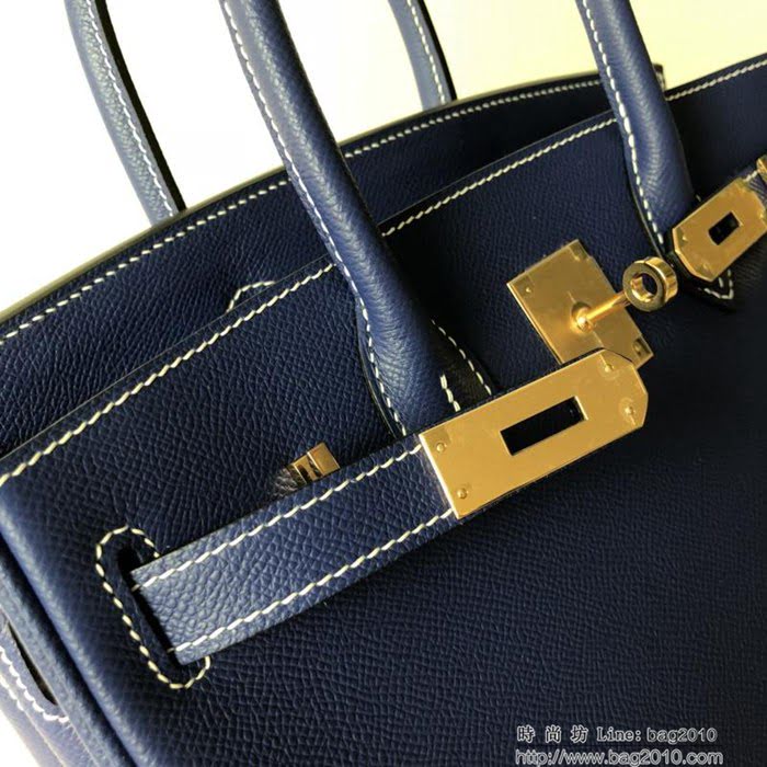 HERMES愛馬仕 鉑金包 Birkin 百分百老工匠 法國進口蠟線 純手工製作 時尚高端手提包  Ama1283